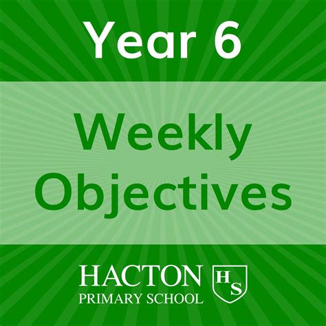 hacton upper key stage 2 year 6 objectives w c 2 11 15