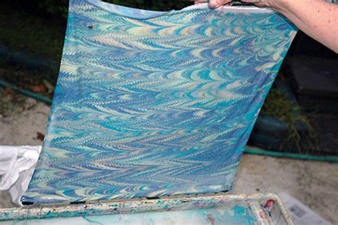 Create Unique Hand Marbled Fabrics For Quilts And Other Projects