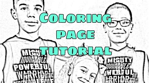 The first thing you need to do is pick a photograph that you want to turn into a page in your coloring book. How to: Turn picture into a coloring page tutorial using ...