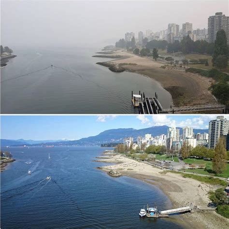 Vancouver states six metres from doors, open windows and air intakes, but you do see people smoking much closer than the allotted six metres. Vancouver skies blanketed by wildfire smoke (PHOTOS ...