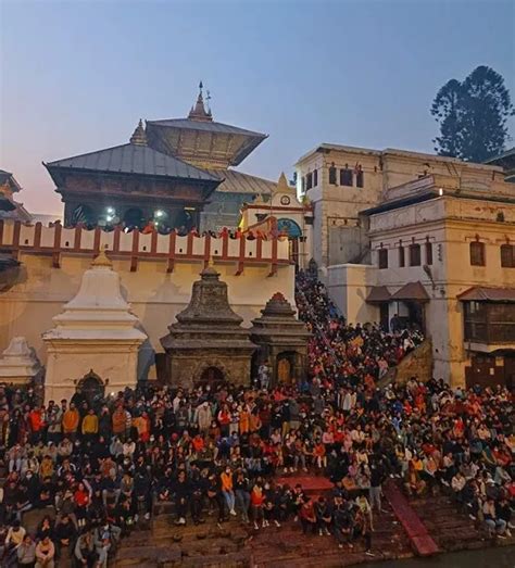 Watch Thousands Throng Nepal S Pashupatinath Temple During Mahashivaratri Celebrations