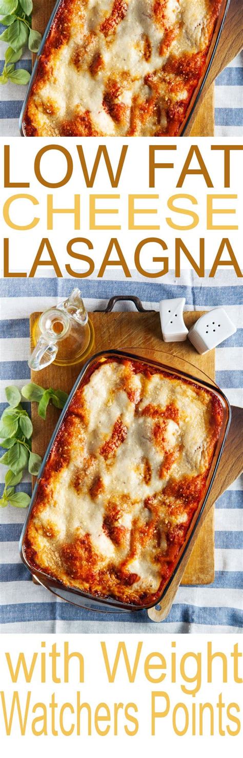 Weight Watchers Easy Cheese Lasagna