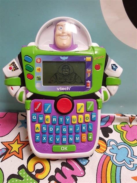 Vtech Toy Story 3 Buzz Lightyear Learn And Go Handheld Game 4 6 Years