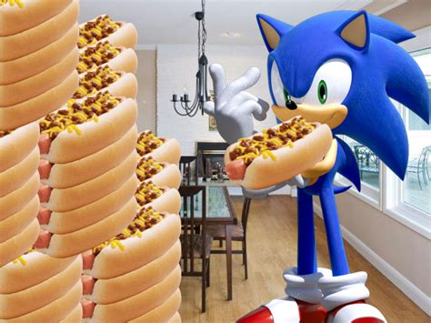 Sonic Eating Too Much Chili Dogs By Mfa101 On Deviantart