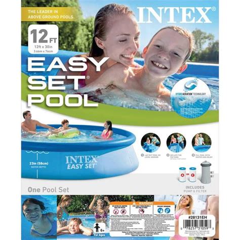 Pools Hot Tubs And Supplies Swimming Pools Intex 12ft X 30in Easy Set