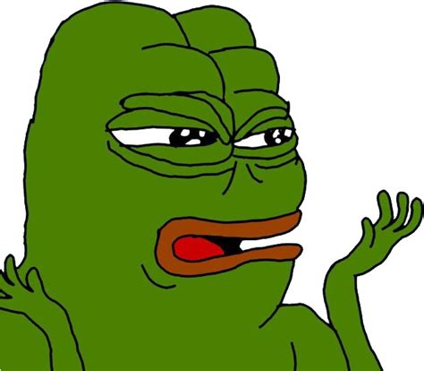 Download Pepe The Frog Confused Clipart Png Download Pepe Wtf Meme