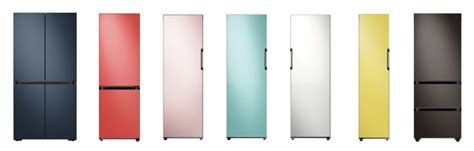 Samsungs Customizable Refrigerator Comes In Nine Colors And Eight
