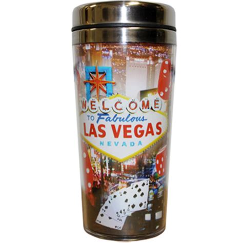 Red Dice Travel Mug Souvenir Las Vegas Las Vegas Souvenir Shop For