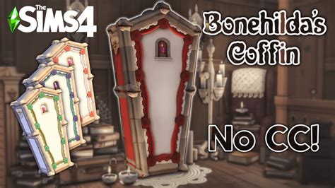 I Made Bonehilda S Coffin In The Sims 4 Without Cc Speedbuild
