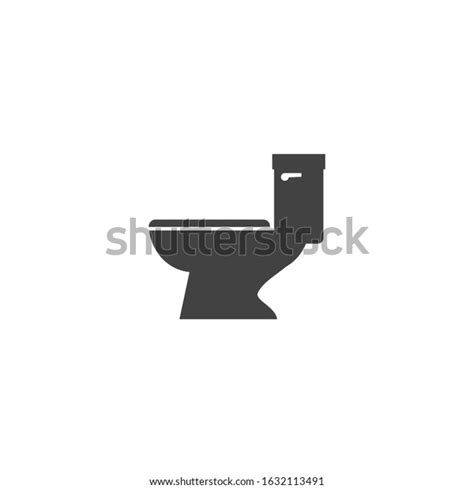 Commode Sign Toilet Bathroom Washroom Flat Stock Vector Royalty Free
