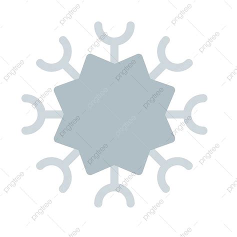 Snow Frost Vector Art Png Snow Crystal Snowflake Frost Icon Snowy
