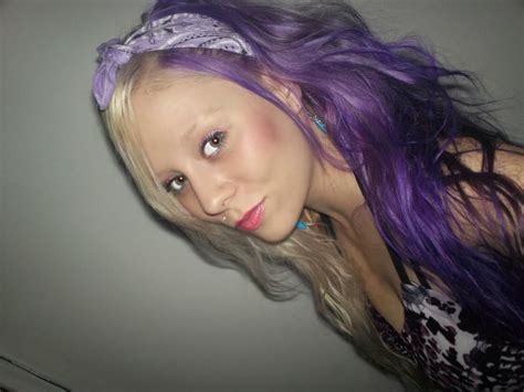My Hair Half Purple Half Blonde D Hair Styles Hair Blonde