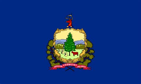Free Printable Vermont State Flag And Color Book Pages 8½ X 11