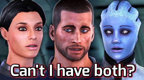 Shepard Suggests A Threesome With Ashley And Liara [all Variations] Mass Effect Legendary