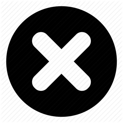 X Delete Button Png Transparent Background Free Download 28567