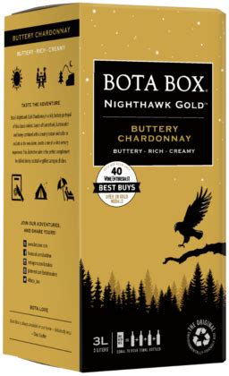 Bota Box Introduces Premium Bag-in-Box Nighthawk Gold Buttery Chardonnay - Wine Industry Advisor