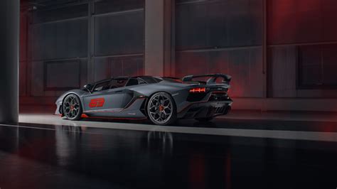 2020 Lamborghini Aventador Svj 63 Roadster Rear Hd Cars 4k Wallpapers