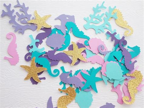 Under The Sea Party Decorations Confetti Nautical Birthday Etsy In