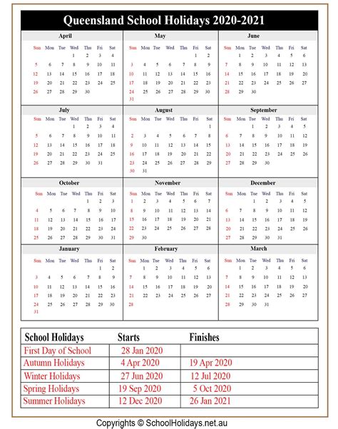 Calendar 2024 Queensland School Holidays Easy To Use Calendar App 2024