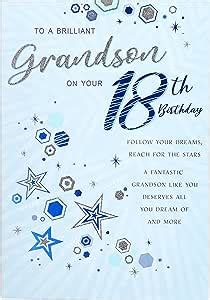 Amazon Com Regal Publishing Modern Milestone Age Birthday Card Th Grandson X Inches