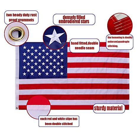 tns american flag american flags 3x5 for outside usa us flag deluxe embroidered stars heavy