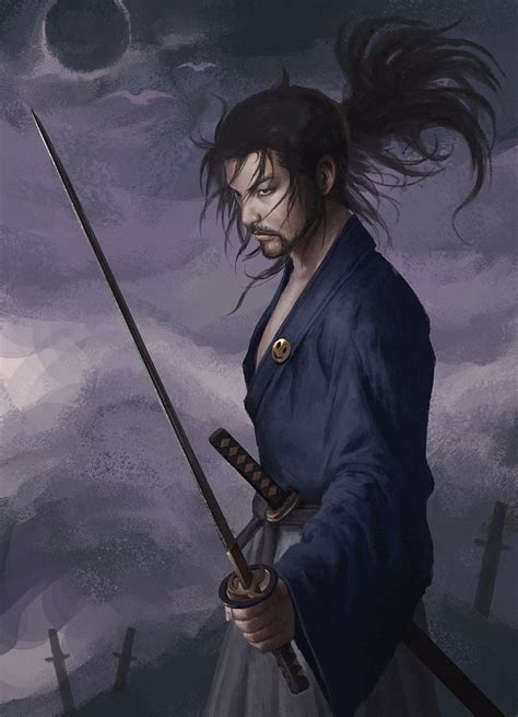 Artstation 18miyamoto Musashi Yang Hong Miyamoto Musashi Art