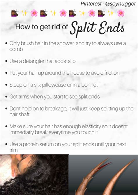 Tips For Split Ends Hair How To Get Rid Of Split Ends Repair Remove