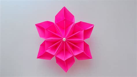 Easy Paper Flower 🌸 Origami Flower Making Diy Paper Origami Flowers