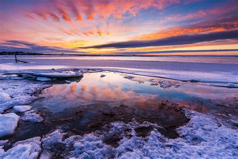 Peconic Bay Arctic Sunset Photograph By Ryan Moore Fine Art America