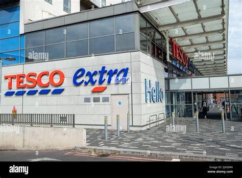 Tesco Extra Supermarket Entrance Hi Res Stock Photography And Images