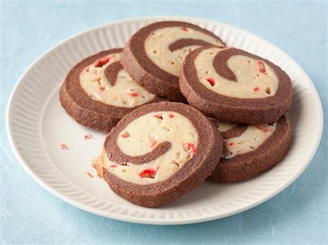 Never before has so much chocolate been jammed into a cookie. Chocolate Peppermint Pinwheel Cookies Recipe | Alton Brown ...