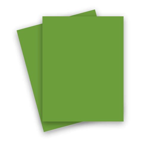 Gumdrop Green 8 12 X 11 Pop Tone Paper 50 Per Package 104 Gsm 2870lb T