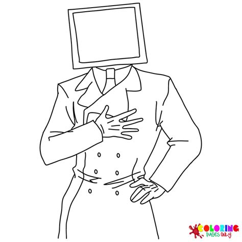 Coloring Page Titan Tv Man Free Printable Coloring Pages The Best