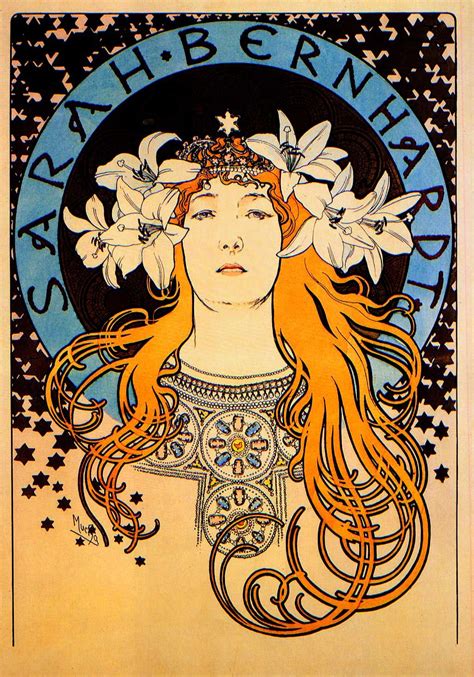 Alphonse Mucha Designs Art Nouveau Posters The Moon The Seasons Tetes