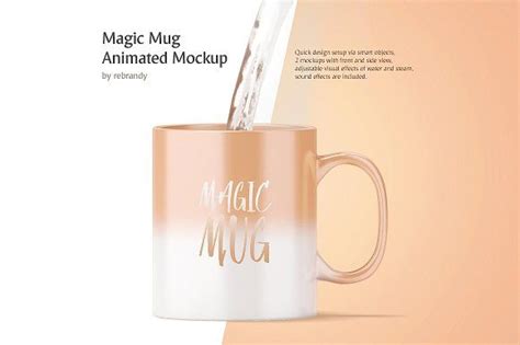 magic mug animated mockup  gratis canecas  photoshop