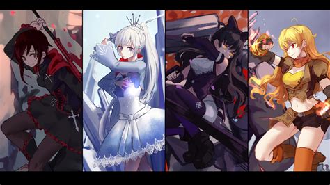 Wallpaper Ruby Rose Rwby Ruby Rose Character Weiss Schnee Blake