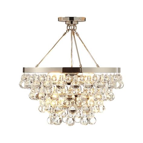 The winslow 5 light chandelier features a brushed nickel finish and clear seeded glass. Lure Polished Nickel Chandelier - Online Shopping Product ...