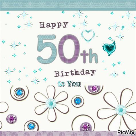 50th Birthday  Wishing You Many Golden Years Ahead Happy 50th