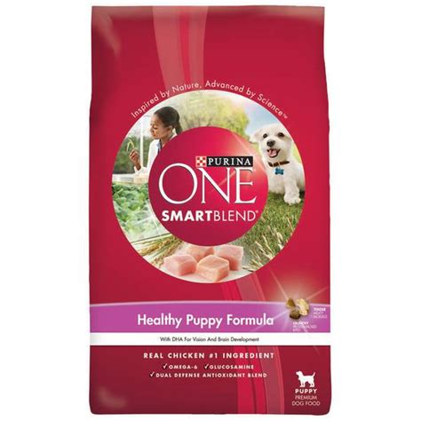 Welcome to our review of purina puppy food and dog food! Purina One Smartblend Healthy Puppy Formula Dry Dog Food