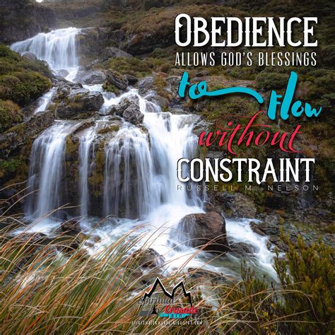 Obedience Blessings Flow Spiritual Crusade