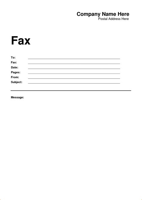 printable fax cover sheet template teknoswitch