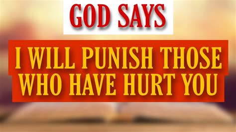 🔴god Will Punish Those Who Have Hurt Yougods Message Todaygod Quotes
