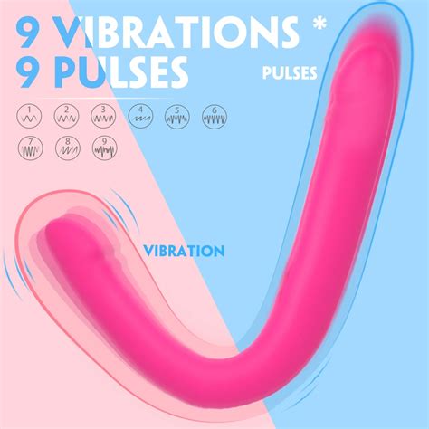Super Long Dildo Vibrator For Women Strapless Strapon Vibrator For Lesbian Double Penetration