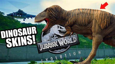 Dinosaur Skins Jurassic World Evolution Youtube