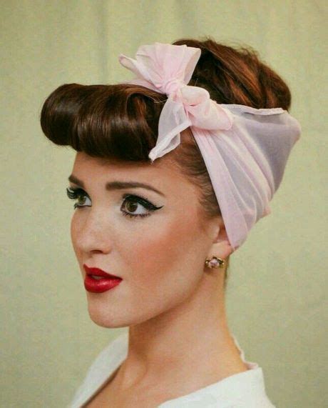 50s Makeup And Hair Style And Beauty