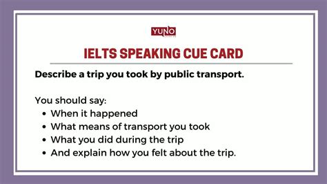 IELTS Speaking Task Cue Card Question With Sample Answer On Trip And Vacation