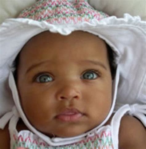 Beautiful Blue Eyed Mulatto Baby What I Imagine My Babies Will Look
