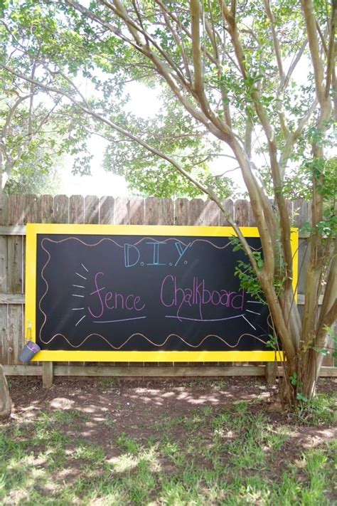 How To Make A Giant Outdoor Chalkboard Love And Renovations