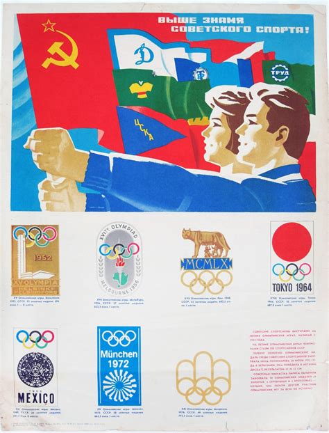 Rare 1980 Moscow Olympics Original Poster Summer Olympic Etsy