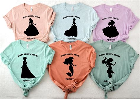 Disney Princess Shirt Girls Trip Shirt Disney Booze And Etsy